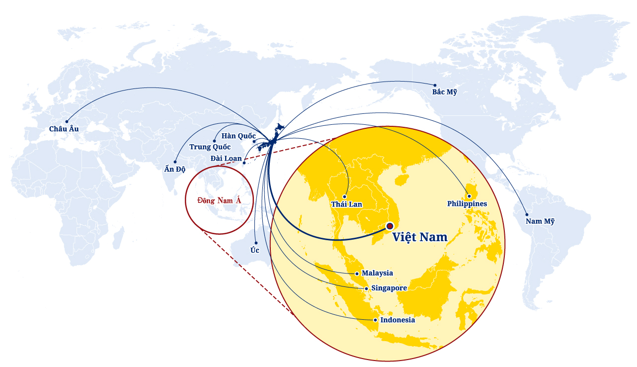 Những Đối tác của Chúng tôi trên toàn Thế giới